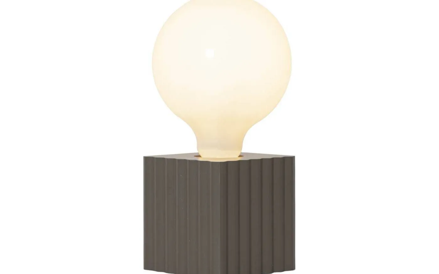 Box Bordslampa 10cm Brun