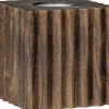 Box Bordslampa 10cm Brun Trä