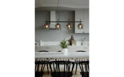 Boyle Taklampa 117cm Rökgrå