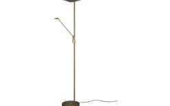Brantford Golvlampa LED antikmässing
