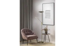 Brantford Golvlampa LED antikmässing