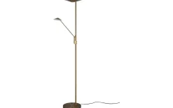 Brantford Golvlampa LED antikmässing