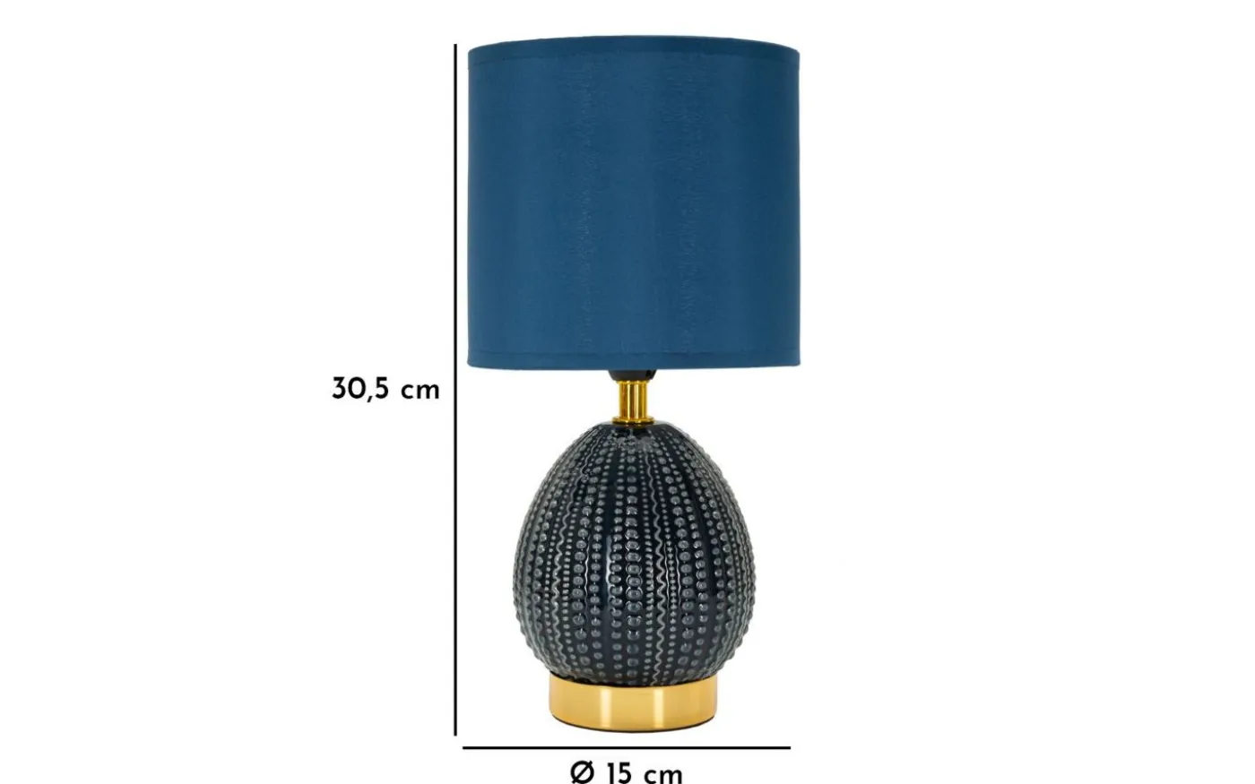 Brezza Bordslampa 30,5cm Blå