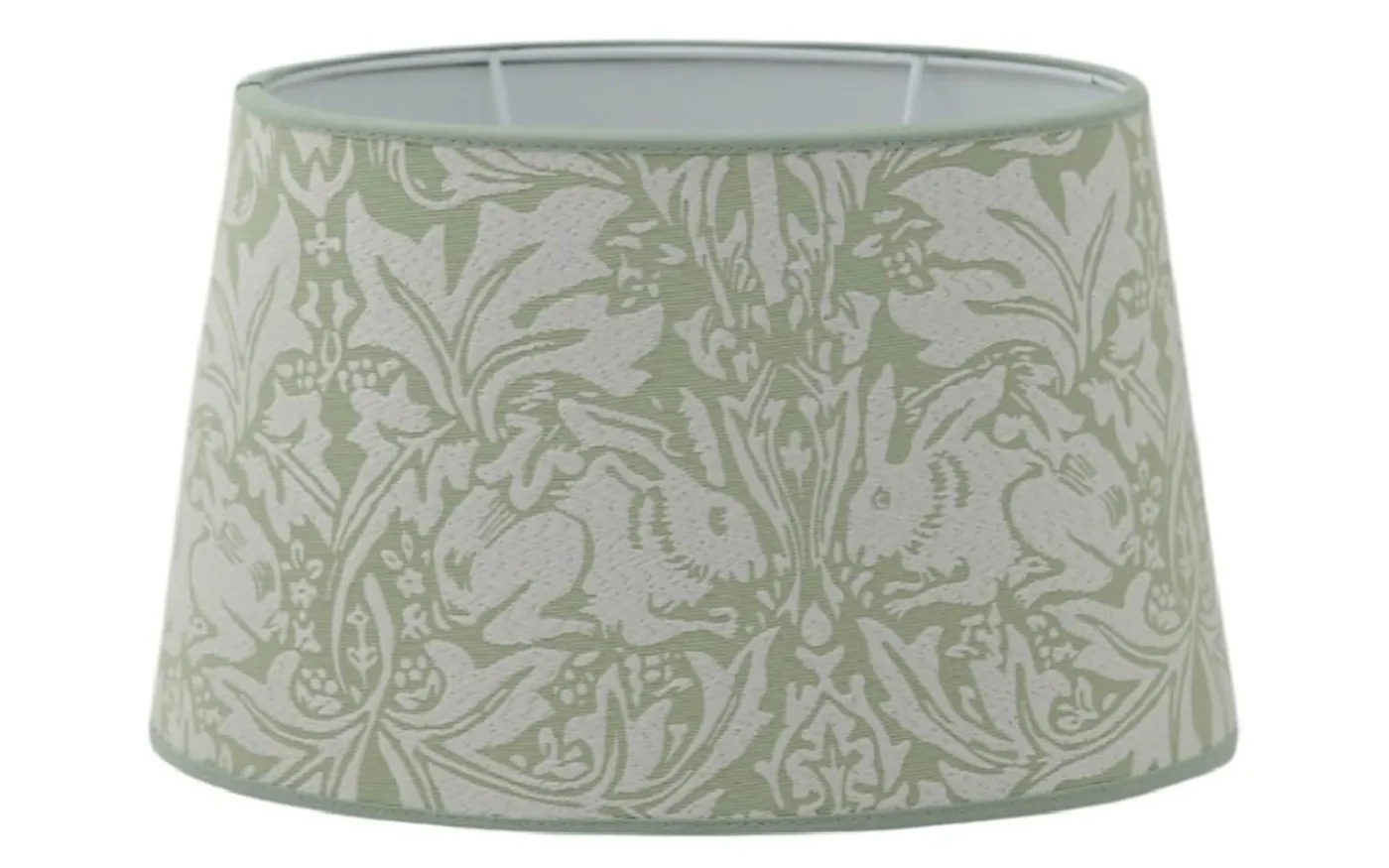 Brother Rabbit Oval Lampskärm 30cm Sage William Morris
