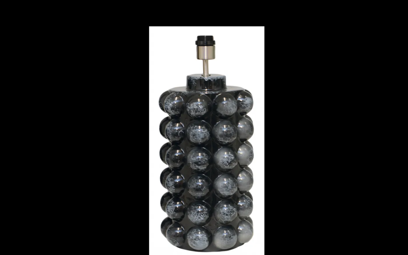Bubbels Lampfot 49cm Black Marble