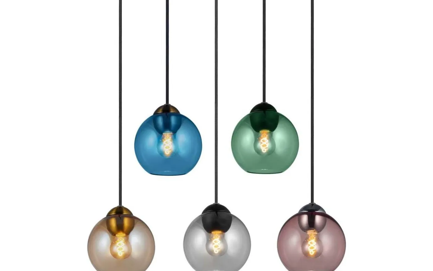 Bubbles Fönsterlampa Ø14cm Smoke