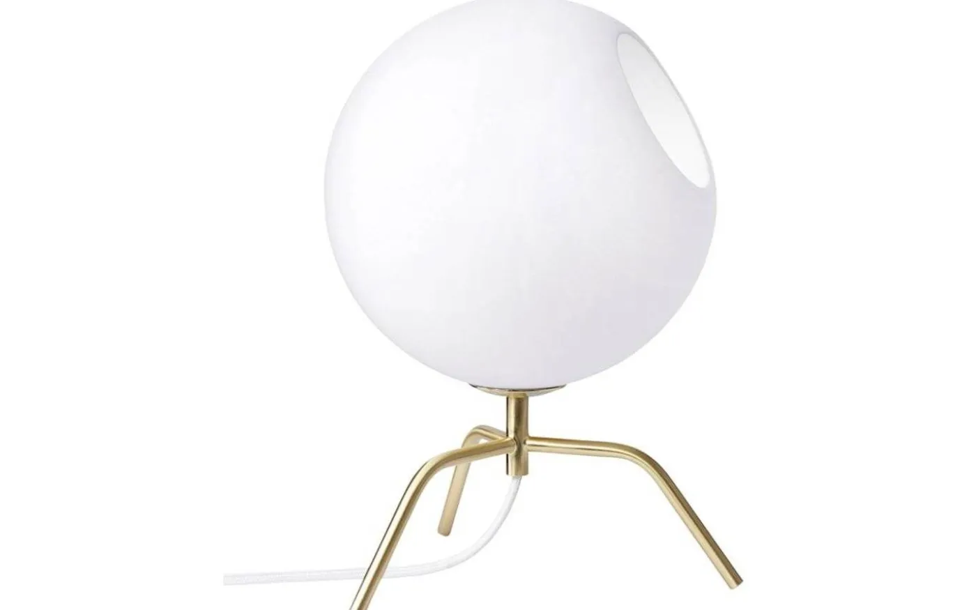 Bug Bordslampa 15cm Mässing/Opalglas