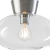 Bullo Plafond 27cm Aluminium/Klar