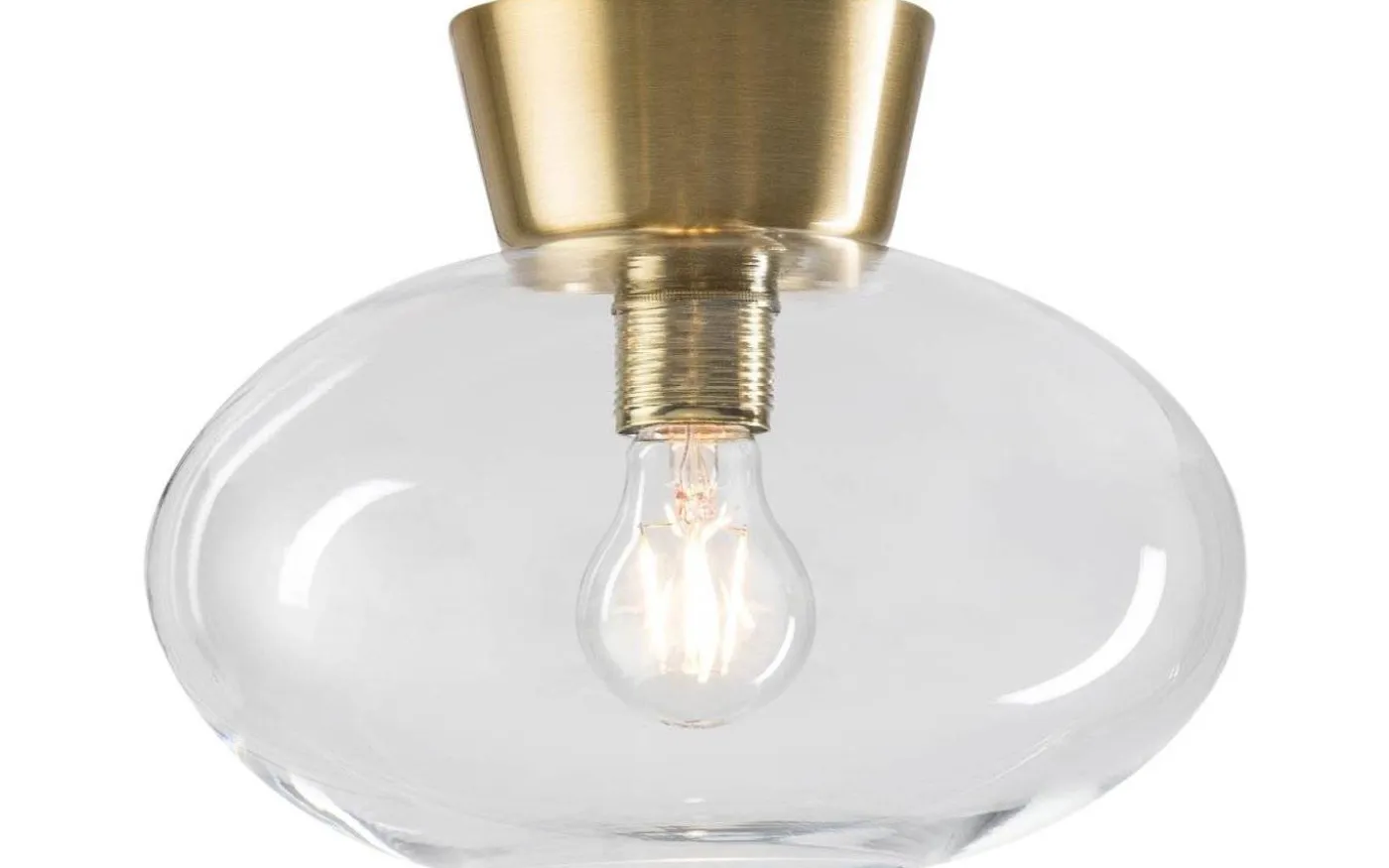 Bullo Plafond 27cm Mässing/Klar
