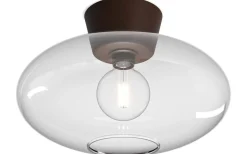 Bullo Plafond 38cm Oxid/Klarglas