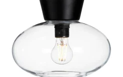 Bullo Plafond 27cm Svart/Klar