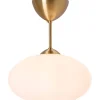 Bullo Taklampa Mässing/Opal
