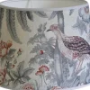 Burdett Lampskärm Ø27cm Grå Laura Ashley