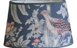 Burdett Oval Lampskärm 30cm Blå Laura Ashley