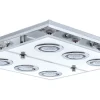 Cabo Plafond 34cm Krom