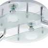 Cabo Plafond 29cm LED Krom