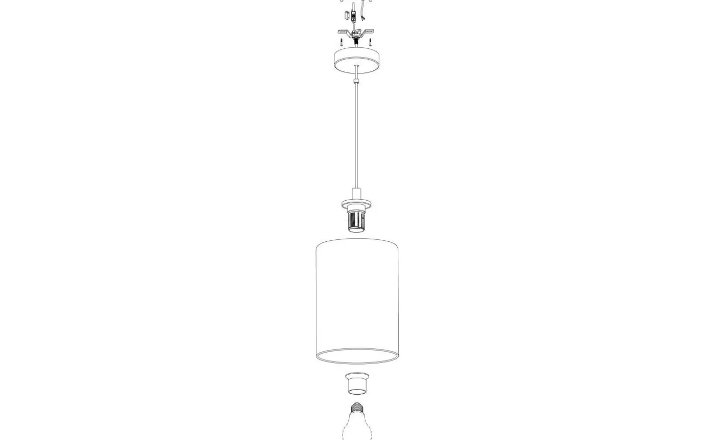 Cadaques Fönsterlampa 16cm Svart