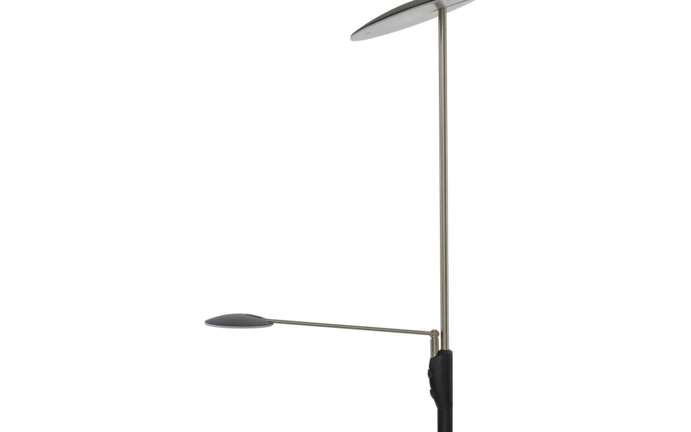 Cadiz Golvlampa 186cm LED 28W+5W 3000K Svart/Stål