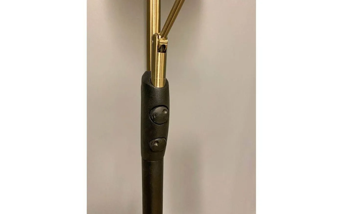 Cadiz Golvlampa 186cm LED 28W+5W 3000K Svart/Mässing