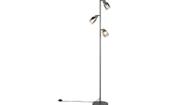 Cadiz Golvlampa 3-delad E14 antracit/förkromad