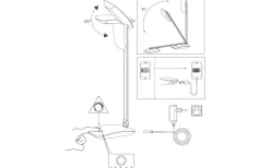 Cajero Skrivbordslampa 50cm USB LED 4000K 4,5W Silver