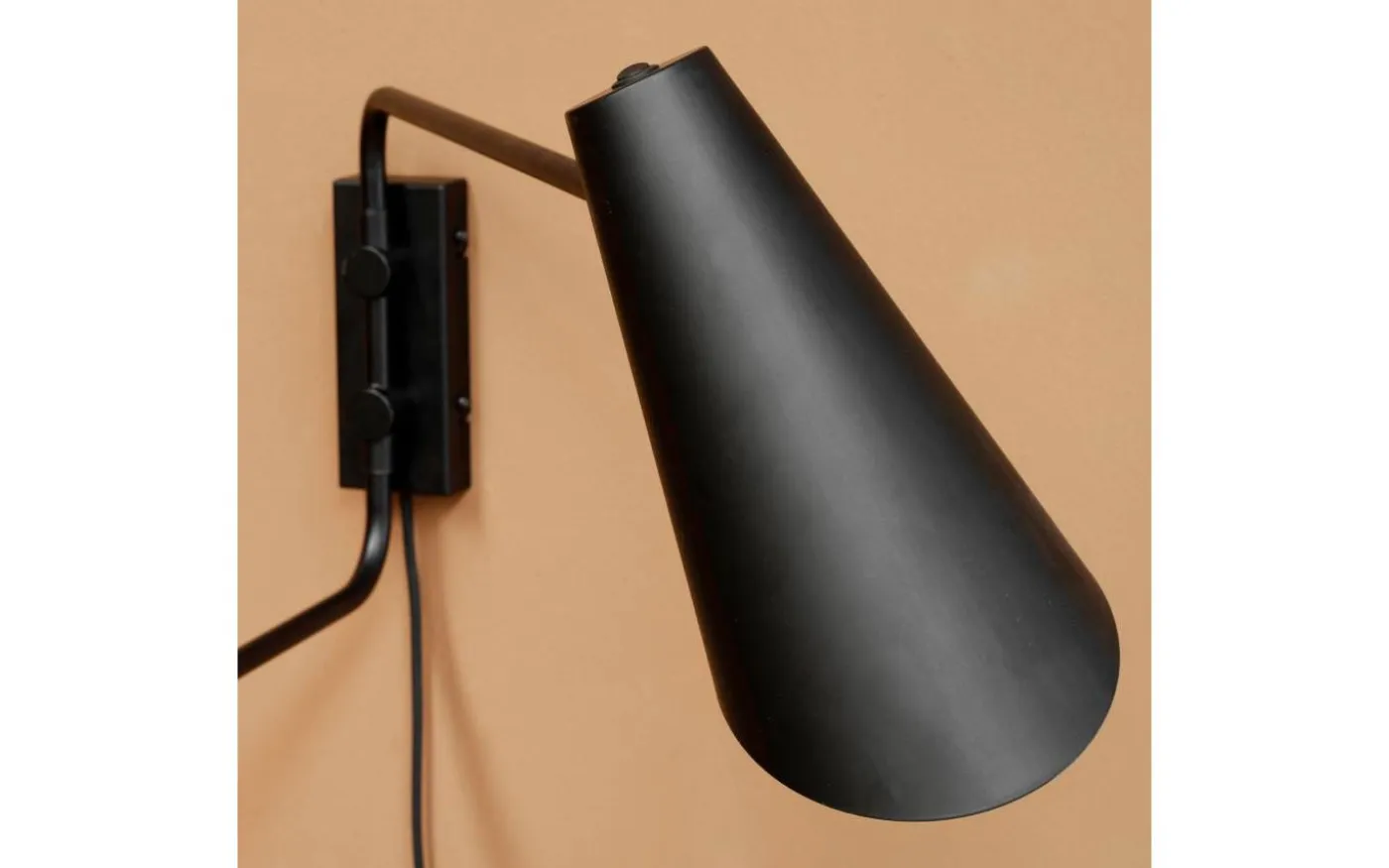 Cale Vägglampa Svart med 2 Stavar