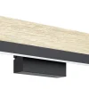 Camacho Vägglampa 44cm LED 3000K 8,5W Svart/Ek