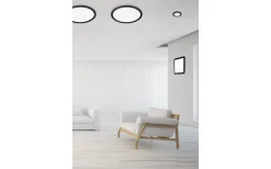Camillus Plafond LED 17cm mattsvart IP44
