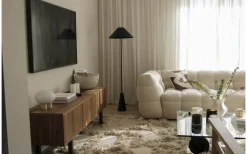 Cannes Golvlampa 140cm Svart