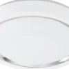 Capasso Plafond 34cm LED 3000K 18W Vit/Krom