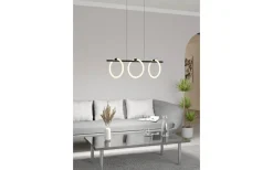 Caranacoa Taklampa 78cm LED 3000K 3x9W Svart
