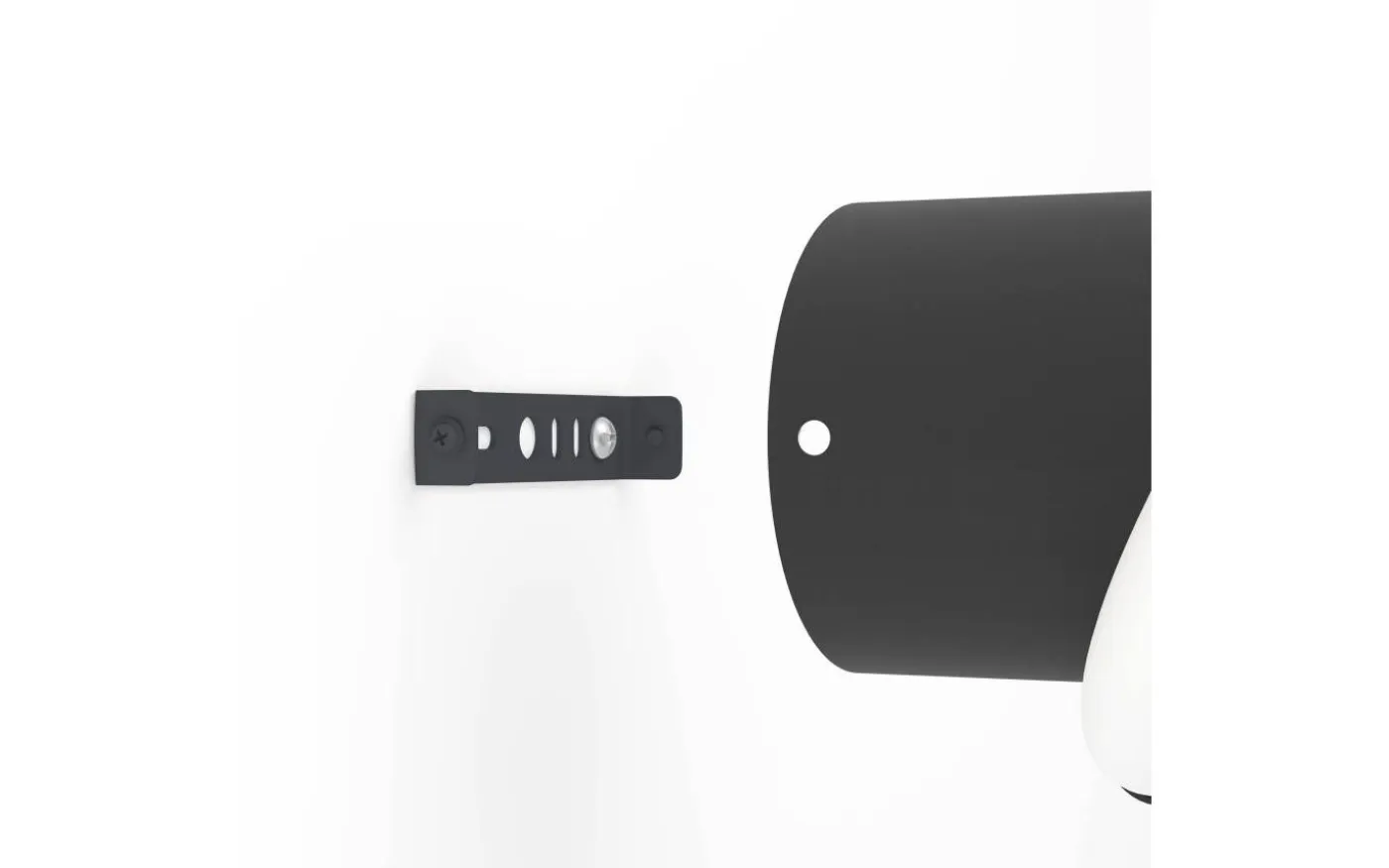 Caranacoa Vägglampa 26cm LED 3000K 11,5W Svart