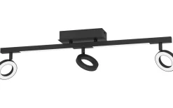 Cardillio 2 Takspotlight 39cm LED 3000K 3x3,2W + 2x3,3W Svart