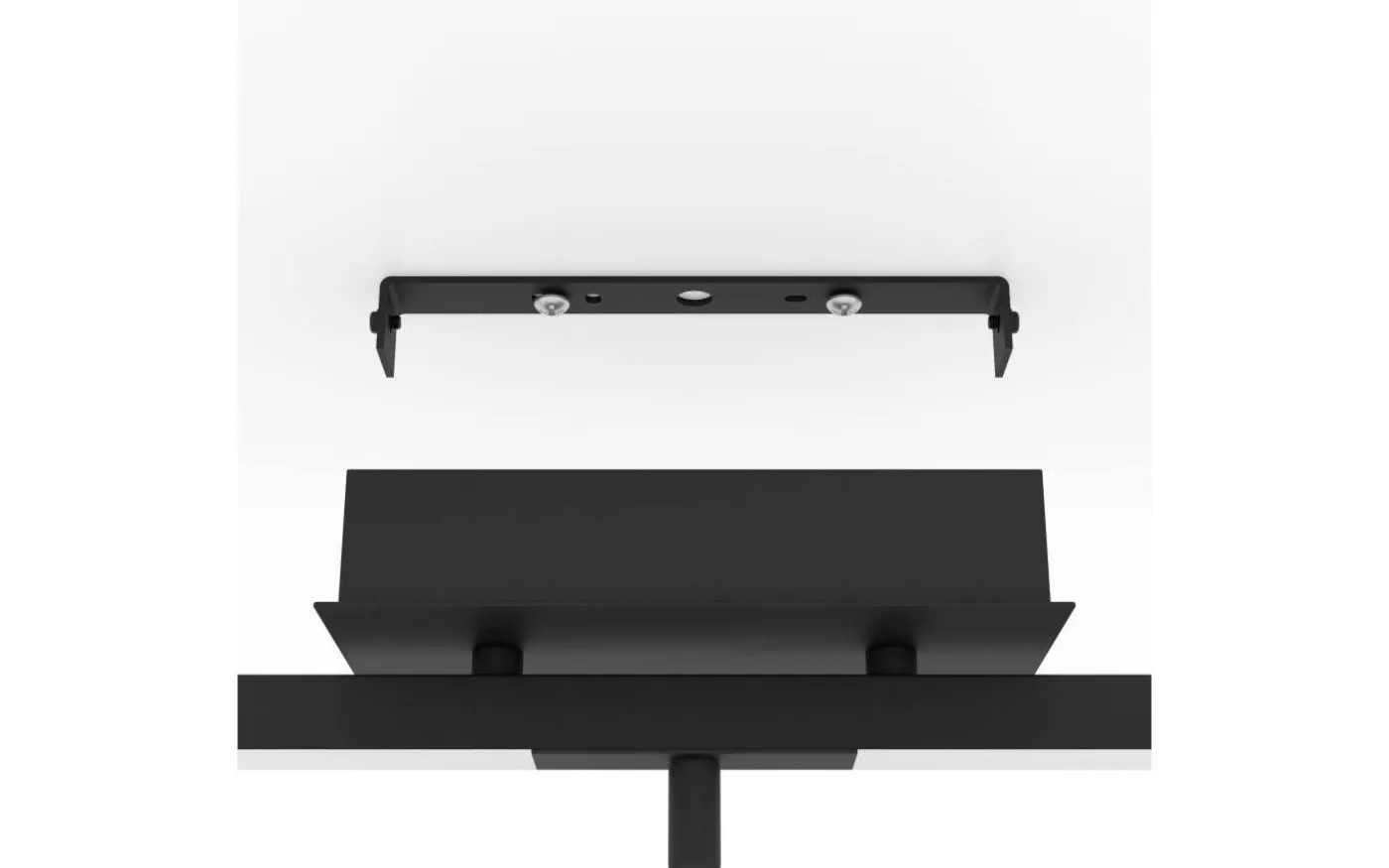 Cardillio 2 Takspotlight 39cm LED 3000K 3x3,2W + 2x3,3W Svart
