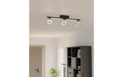 Cardillio 2 Takspotlight 39cm LED 3000K 3x3,2W + 2x3,3W Svart