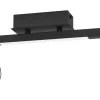 Cardillio 2 Takspotlight 39cm LED 3000K 2x3,2W + 3,3W Svart