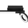 Cardillio 2 Takspotlight 23cm LED 3000K 3,2W + 2,2W Svart