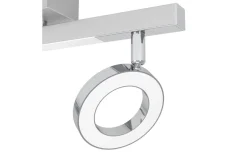 Cardillio Takspotlight 39cm LED 3000K 2x3,2W + 3,3W Krom
