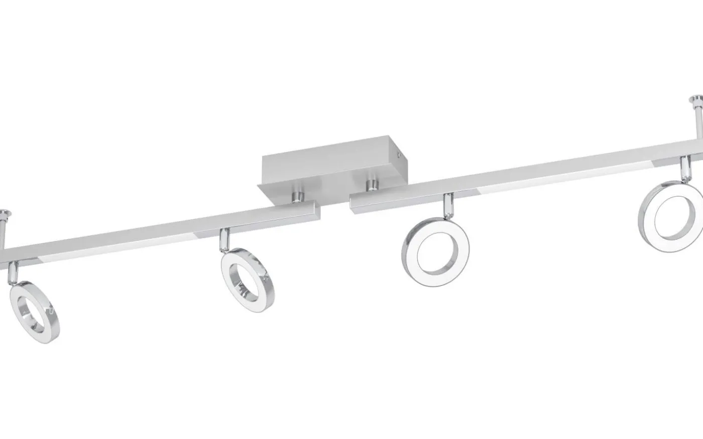 Cardillio Takspotlight 9cm LED 3000K 4x3,2W + 2x3,3W Krom