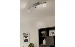 Cardillio Takspotlight 69cm LED 3000K 3x3,2W + 2x3,3W Krom