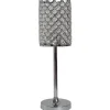 Carlo Bordslampa Kristall K5 52cm Krom