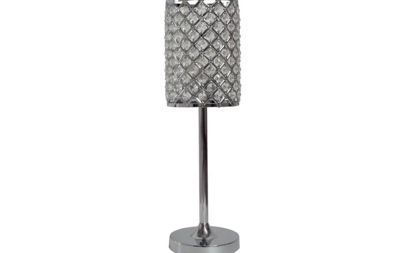 Carlo Bordslampa Kristall K5 52cm Krom