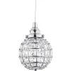 Carlo Fönsterlampa Kristall K9 10cm Krom