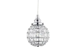 Carlo Fönsterlampa Kristall K9 10cm Krom