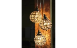 Carlo Fönsterlampa Kristall K9 10cm Svart Nickel