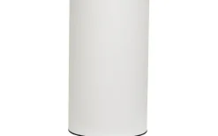 Carolin Cylinder Lampskärm Hög Ø32cm Vit, Svart Band