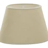 Carolin Oval Lampskärm 25cm Creme
