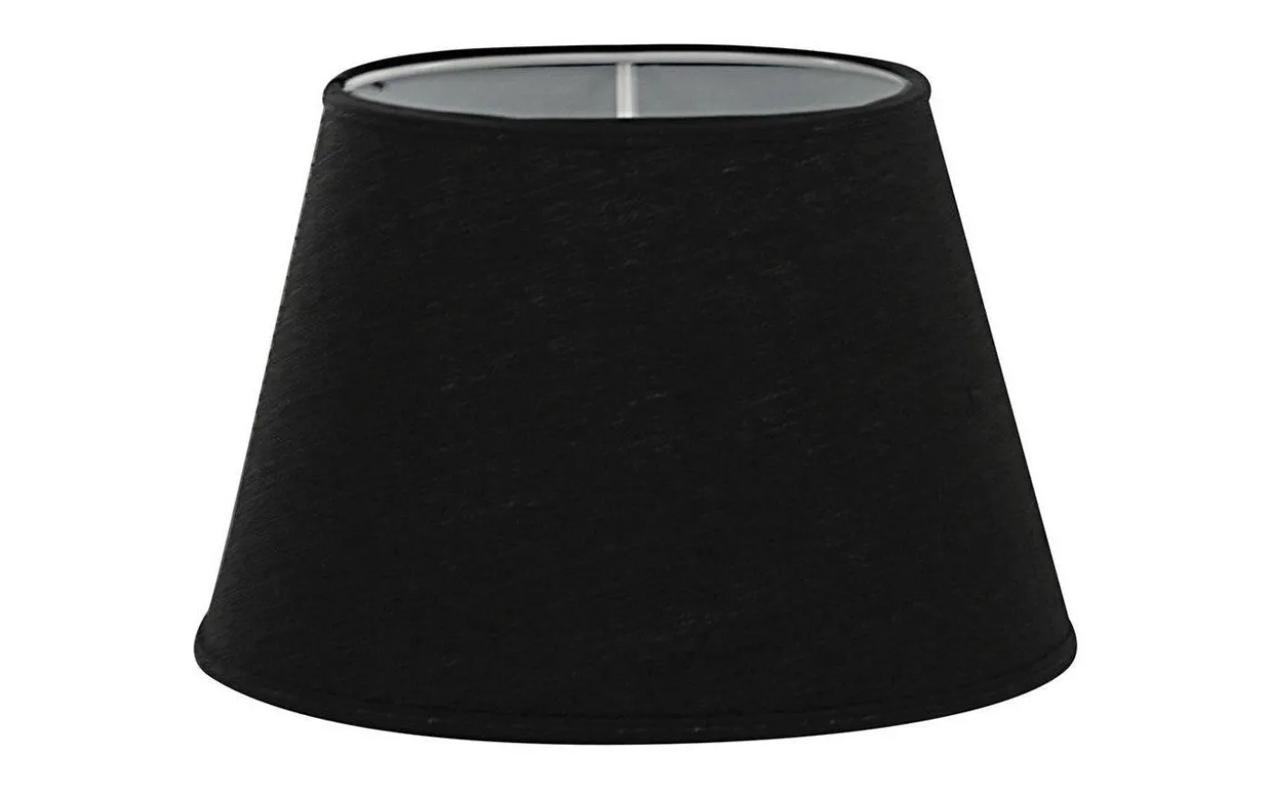 Carolin Oval Lampskärm 43cm Svart