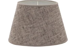 Carolin Oval Lampskärm 25cm Svartmelerad