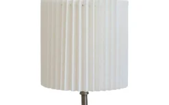 Carolin Plisserad Cylinder Lampskärm Hög Ø26cm Vit